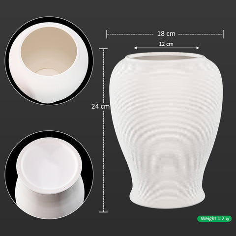Modern Textured  Ceramic Vase