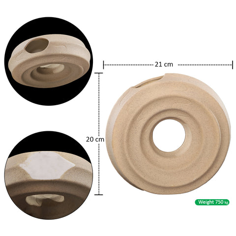 Nordic Donut-Like Ceramic Vase