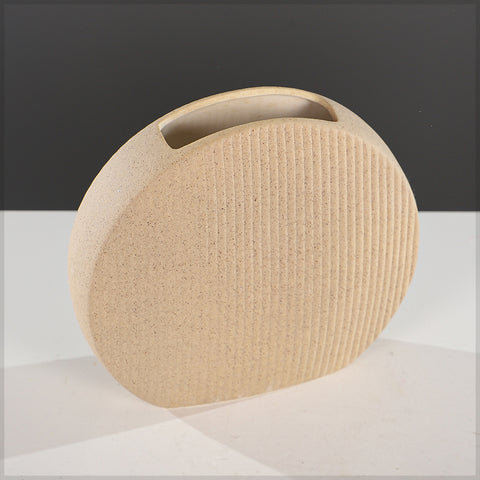 Minimalist Round Ceramic Vase