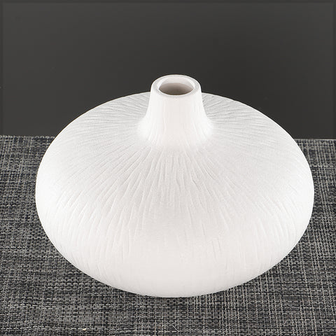Minimalist Round Decorative Vase