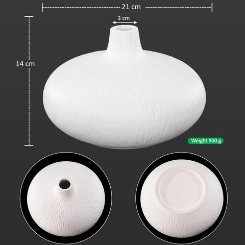 Minimalist Round Decorative Vase