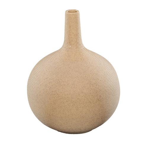 Modern Style Textured Striped Vase