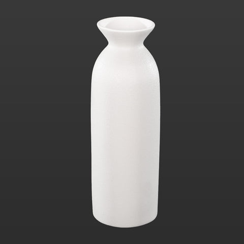 White Sake Bottle Shaped Ceramic Vase