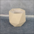 Diamond shaped cream planter for modern interiors