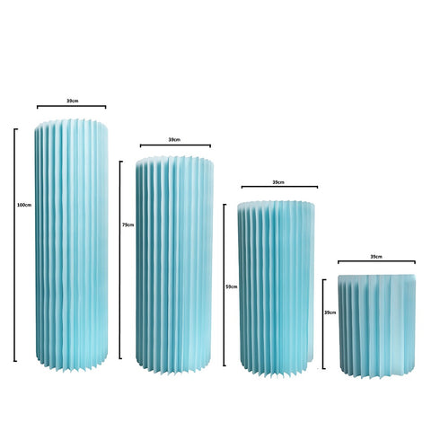 Paper folding table stand set