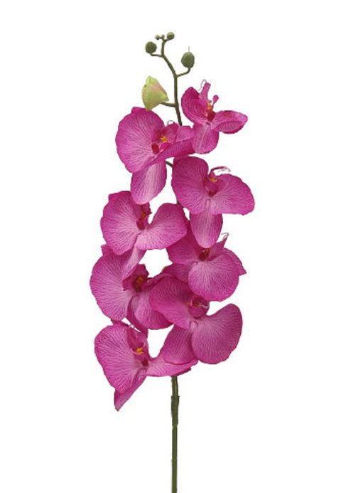 artificial silk orchid flowers purple