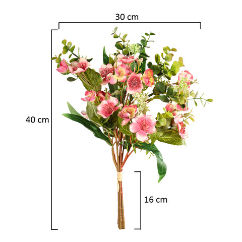 fake alstroemeria bunch