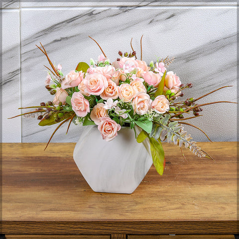 Faux Mini Rose Flowers