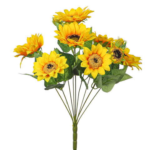 Artificial Silk Sunflower Bunch