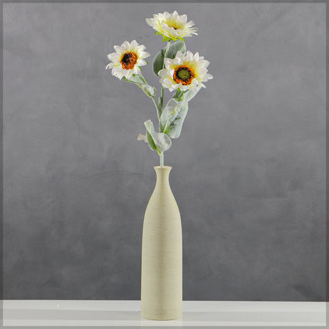 3 Heads Artificial Silk Sunflower
