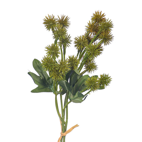Artificial Globe Thistle Flower Grass Stem