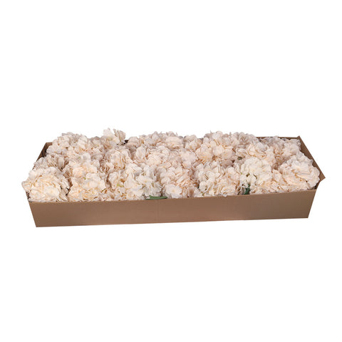 Faux 6 Head Hydrangea Silk Flowers