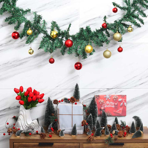 small Christmas tree wooden base
