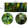 Decorative leaf decor wall panel