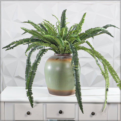 Artificial Boston Fern Bushes