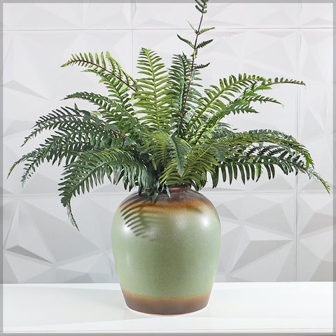 Artificial Boston Fern Bushes