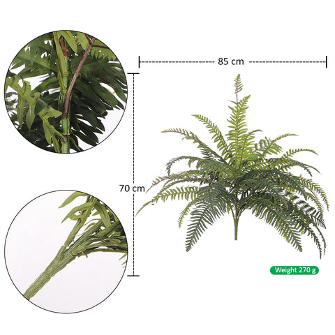 Artificial Boston Fern Bushes