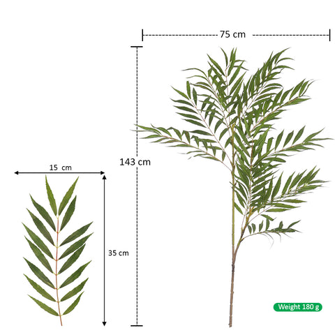 Artificial Greenery Palm Leaf Stems