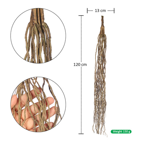 Fake hanging roots for decor