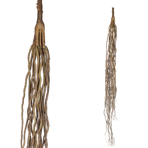 Artificial hanging decorative roots