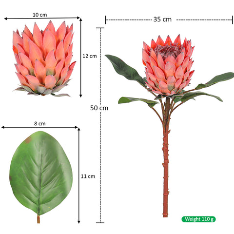 artificial protea leaves