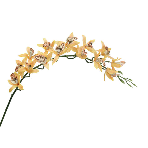 Artificial silk orchid flowers