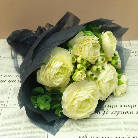 artificial greenery bouquet