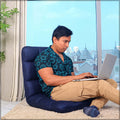 Orthopedic seat with ergonomic back support for any seated position