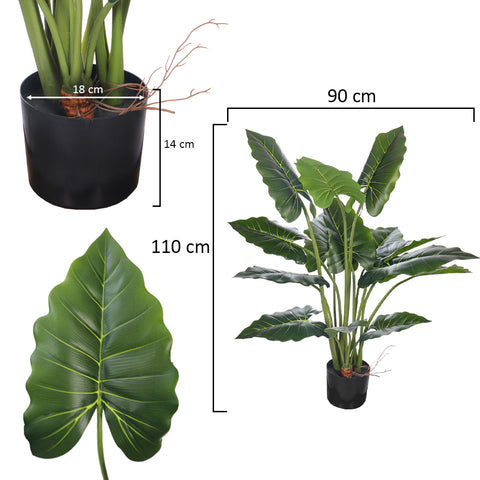 Nearly Natural Alocasia Plant  110cm High