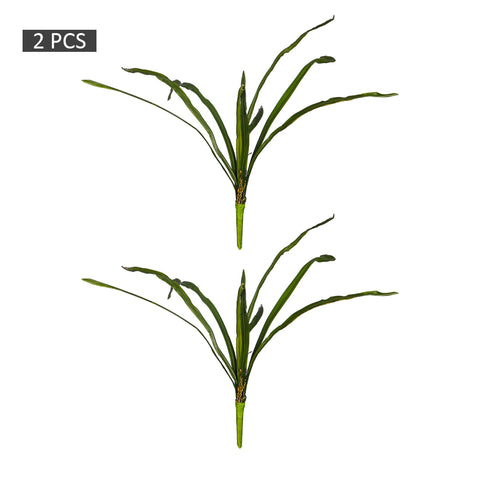 Artificial cymbidium orchid leaves