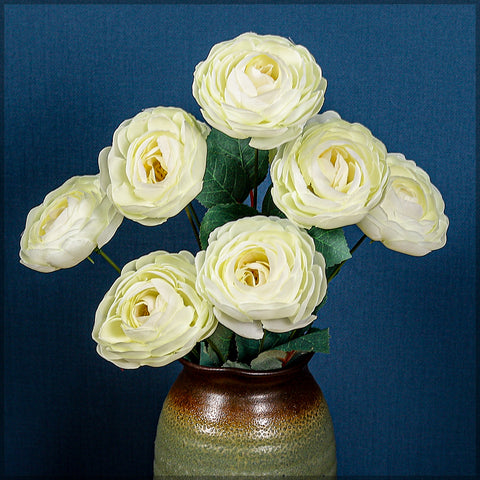 fake ranunculus bouquet