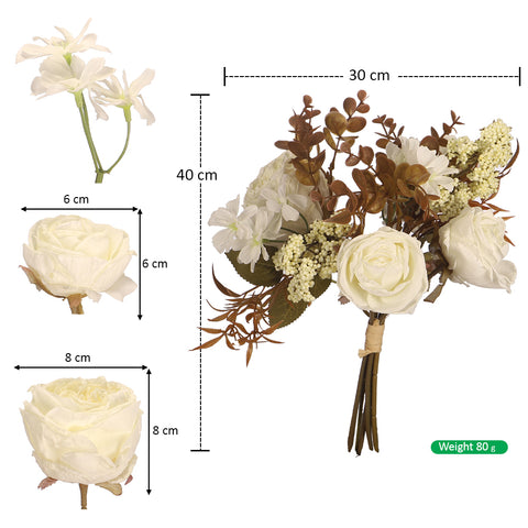 Silk rose bouquet