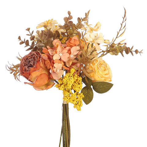 Faux rose bunch with fillers