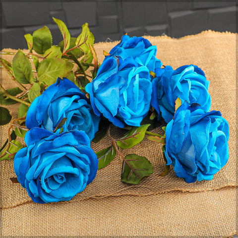 Artificial Long Stem Roses for Decor