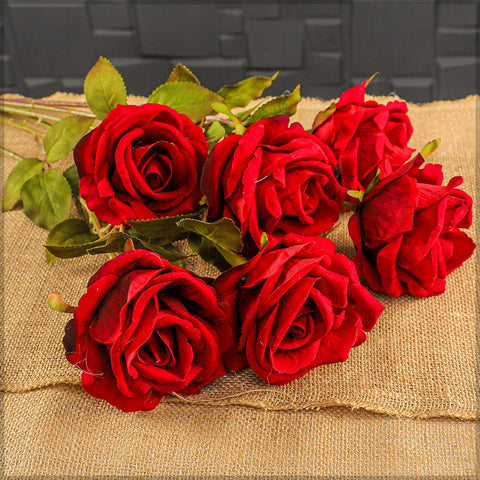 Silk Flowers Artificial Rose Stems