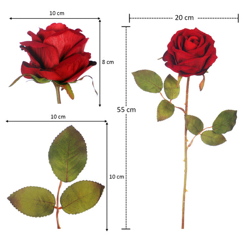 Realistic Artificial Rose Stems