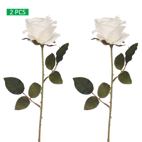 Faux Rose Stems for Flower Arrangements