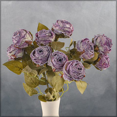 2-Pack Artificial 5heads Silk Single Stem Flowers