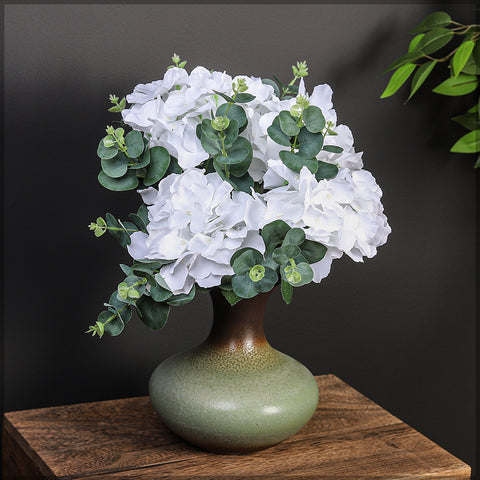 Faux Hydrangea Flowers