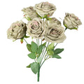 Artificial silk roses