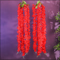 faux trailing flower spray