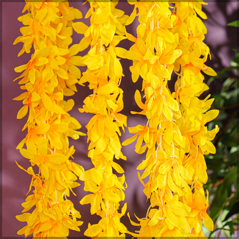 cascading ivory flower spray