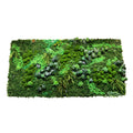 framed botanical moss wall design