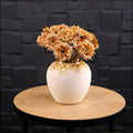 Rustic ceramic vase for vintage-inspired interiors