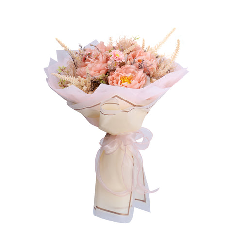 peach roses