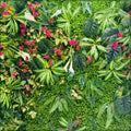 Decorative tropical wall for interiors