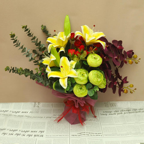 silk flowers