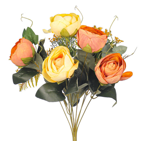Silk Cabbage Roses