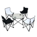 foldable camping chairs with table