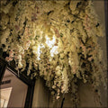 Elegant floral ceiling decor